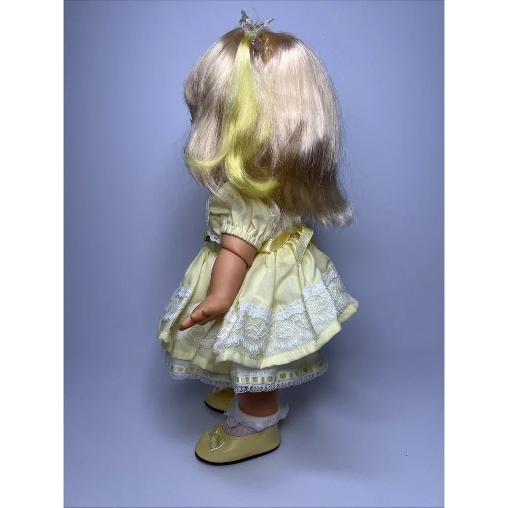 Vintage 1990 Galoob Baby Face So Playful Beth #10 Rare Yellow Ponytail HTF